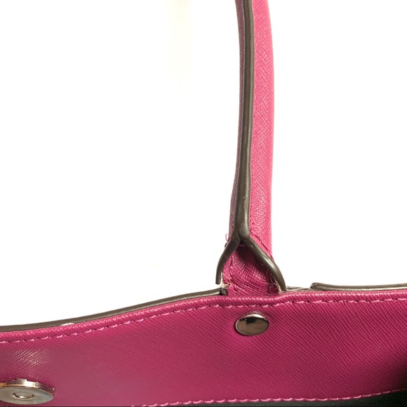 50 Rebecca Minkoff Large MAB Magenta Zip Tote Bag - Picture 6 of 8
